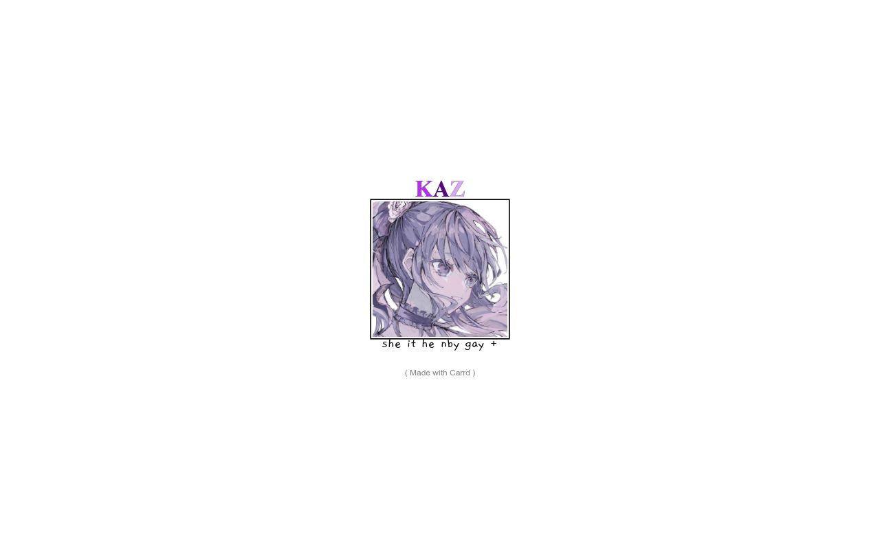 Carrd profile picture for @treating